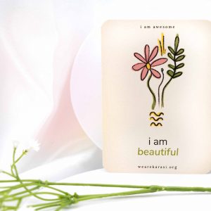 i am beautiful card